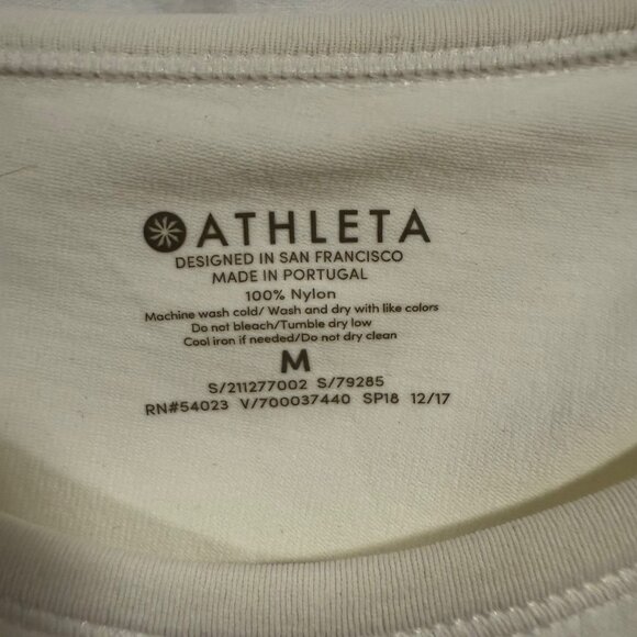 Athleta Foothill Seamless White Tank Top‎ Size M - Picture 3 of 7